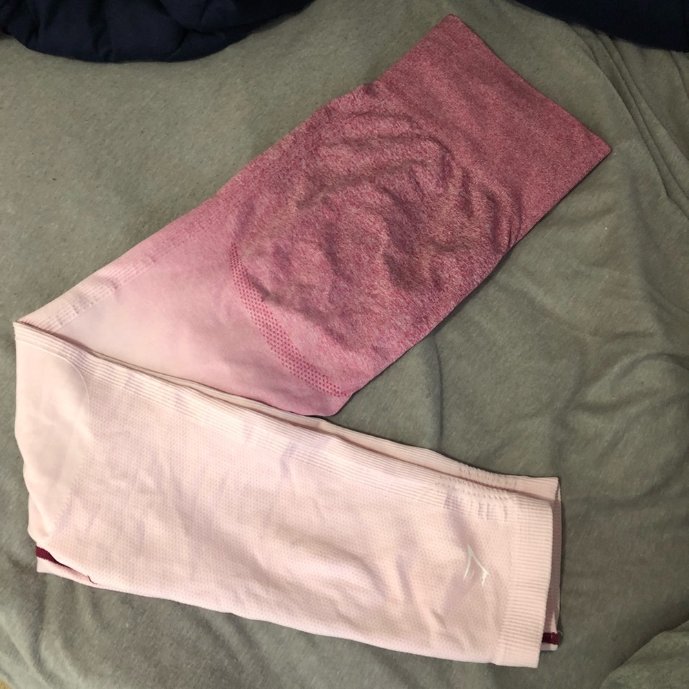 Gymshark Pink Ombré Seamless Leggings
